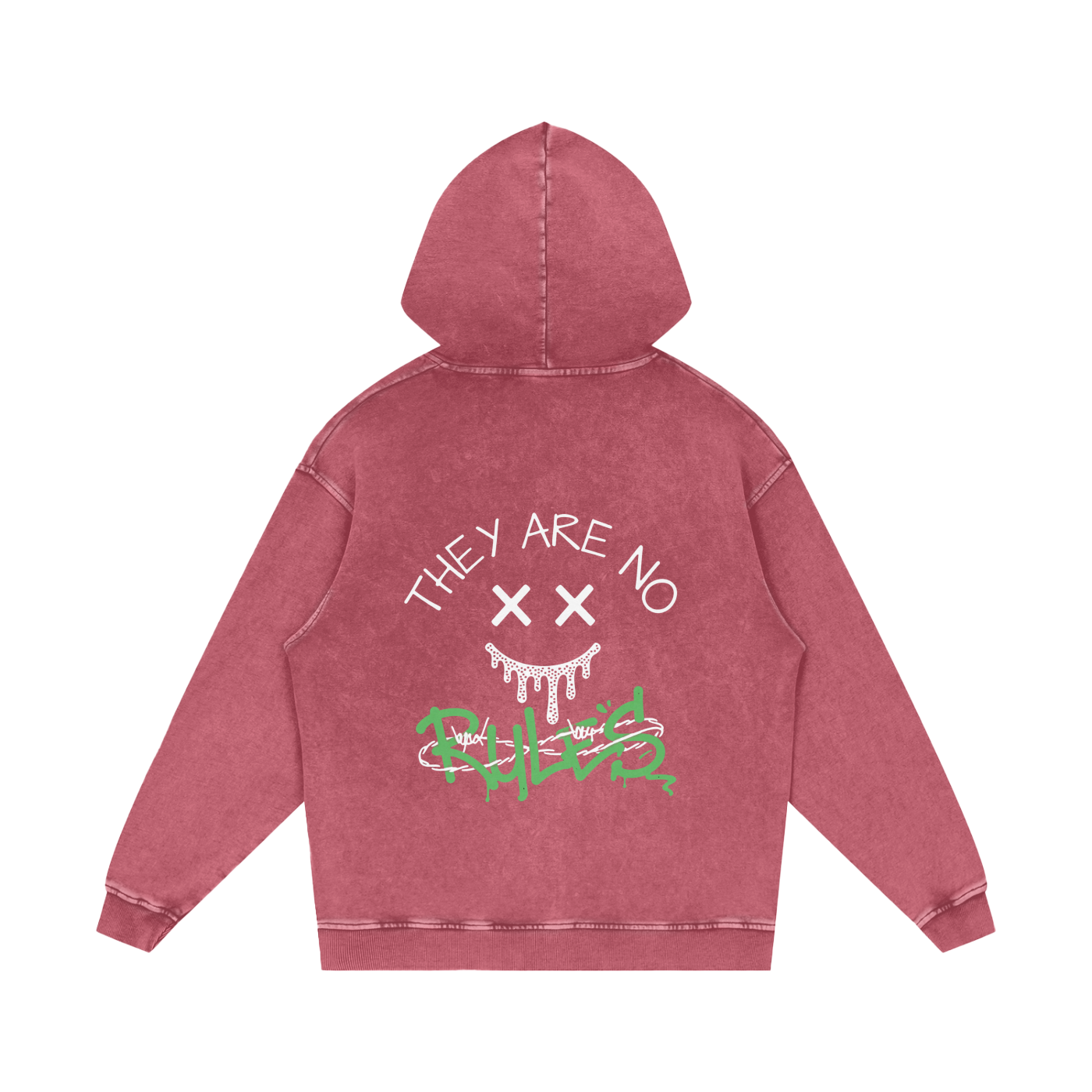 No Rules Oversized Cotton Hoodie