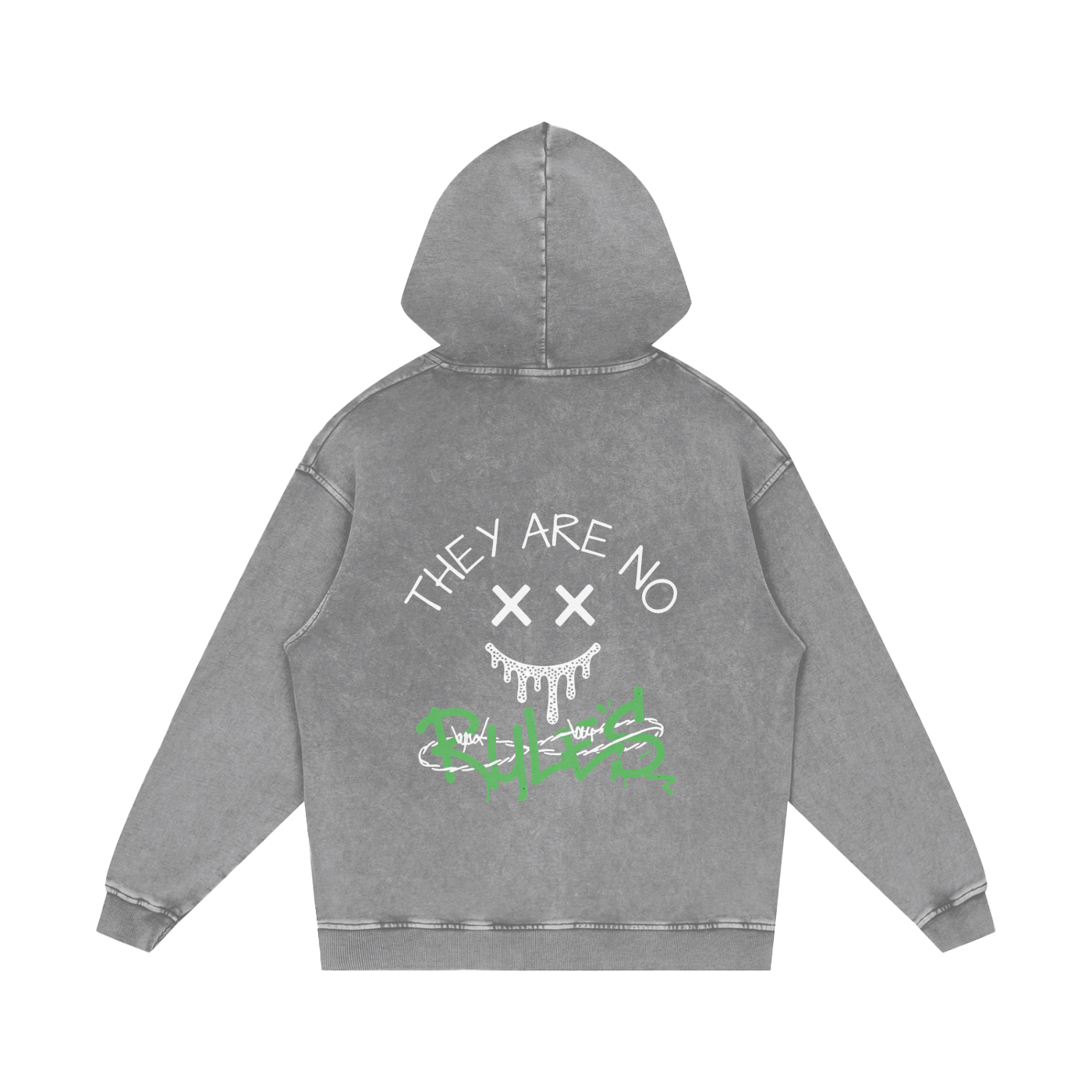 No Rules Oversized Cotton Hoodie