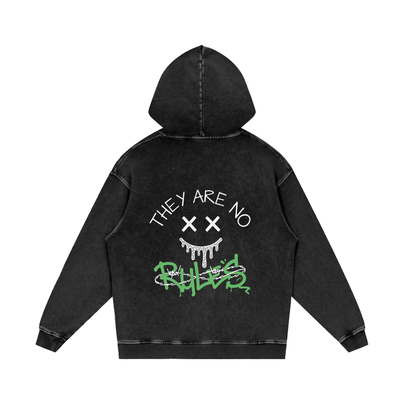 No Rules Oversized Cotton Hoodie