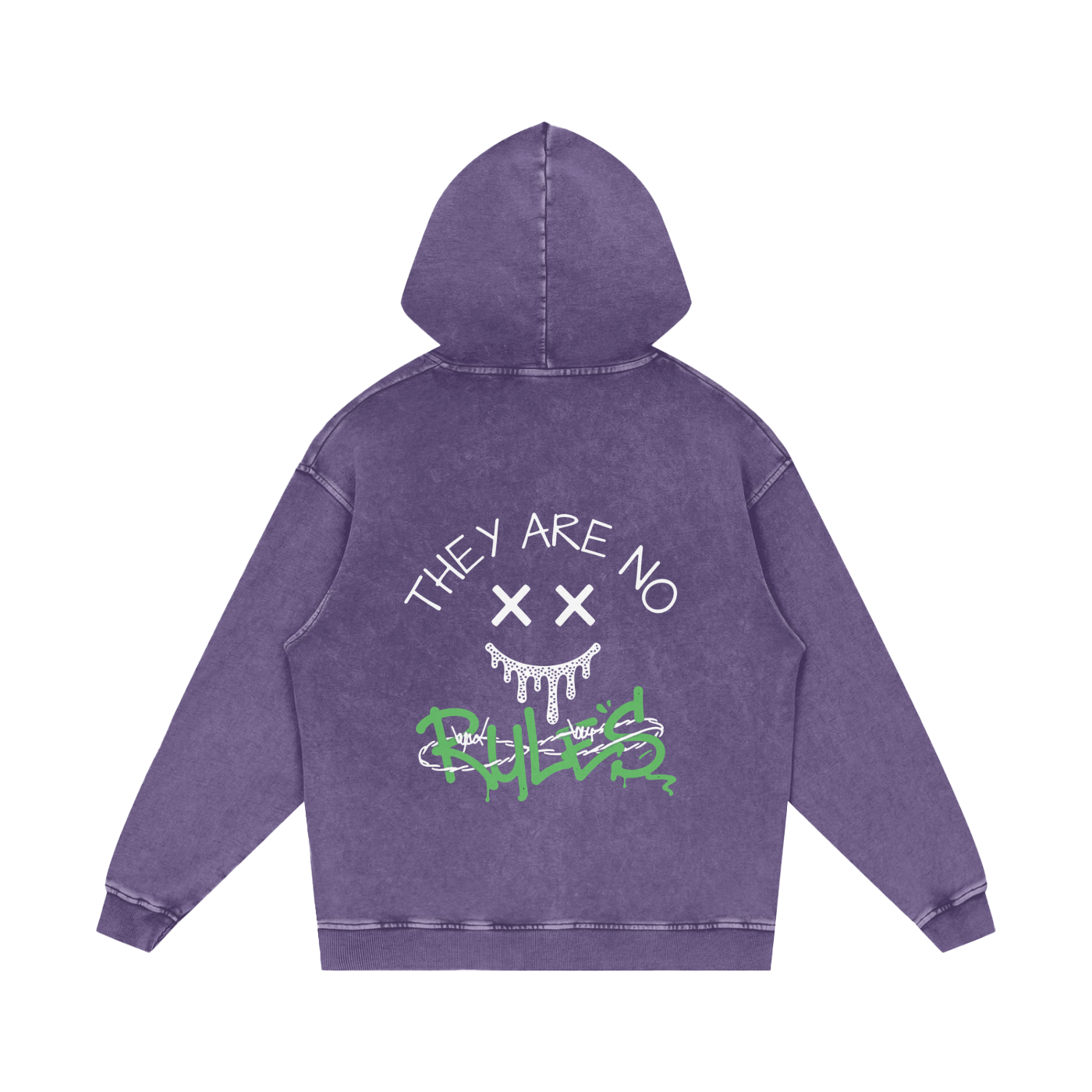 No Rules Oversized Cotton Hoodie