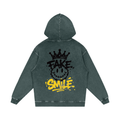 Fake Smile Graphic Hoodie