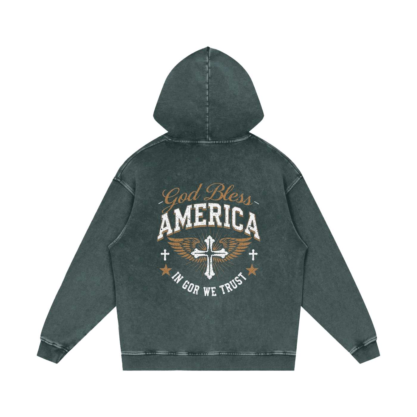 God Bless America Graphic Hoodie