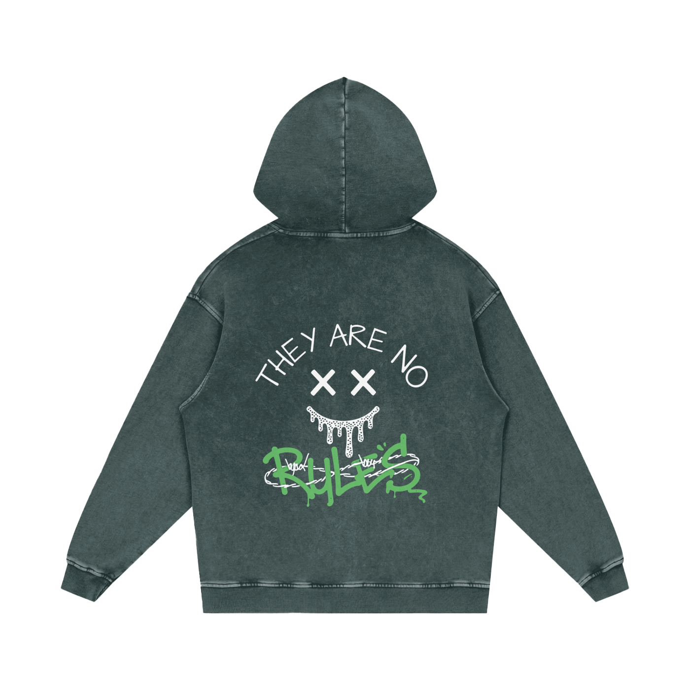 No Rules Graphic Hoodie